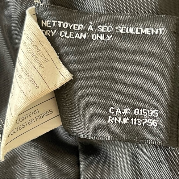 New Kenneth Blake New York Heathered Black/White Double Breasted Coat (M) - Picture 16 of 16